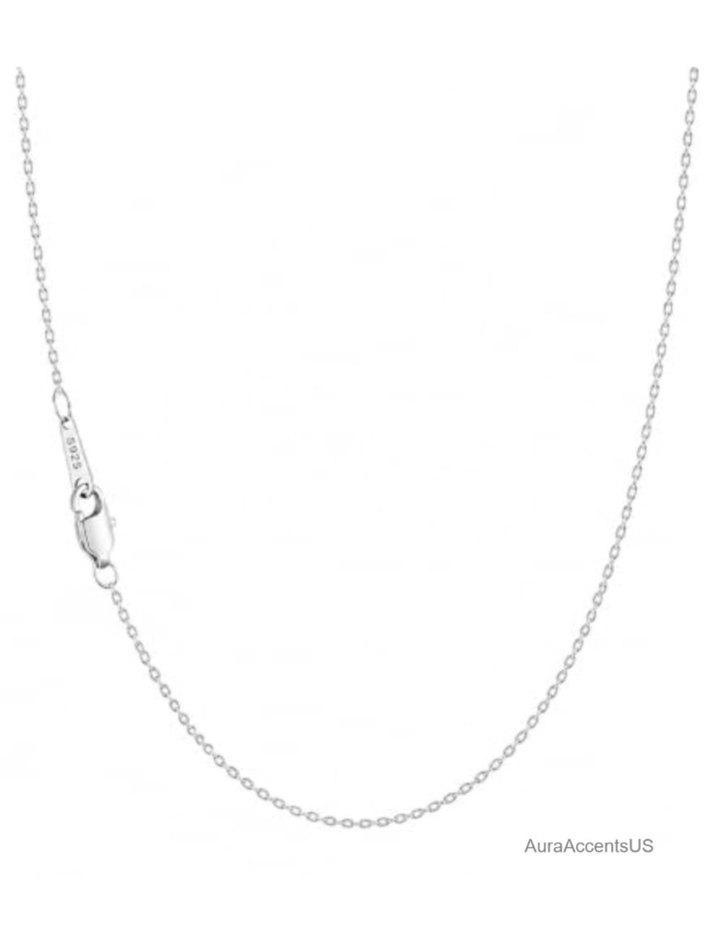 18k Gold Plated 925 Sterling Silver Chain Necklace for Women Dainty Thin Sturdy